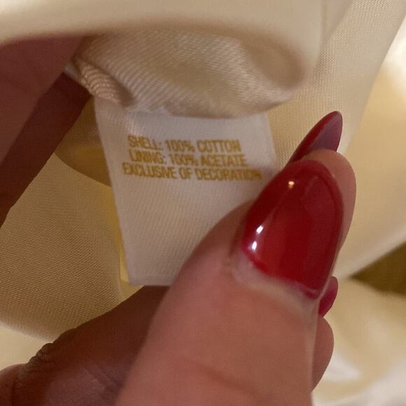 Kate Spade “Skirt the Rules” Ivory High Waist Skirt Size 8 - Picture 6 of 7